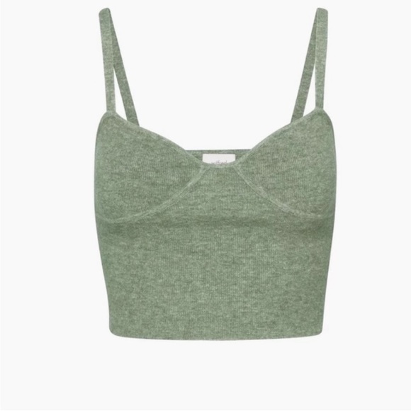 Aritzia Tops Aritzia Wilfred Wool Sicily Crop Tank Top Poshmark